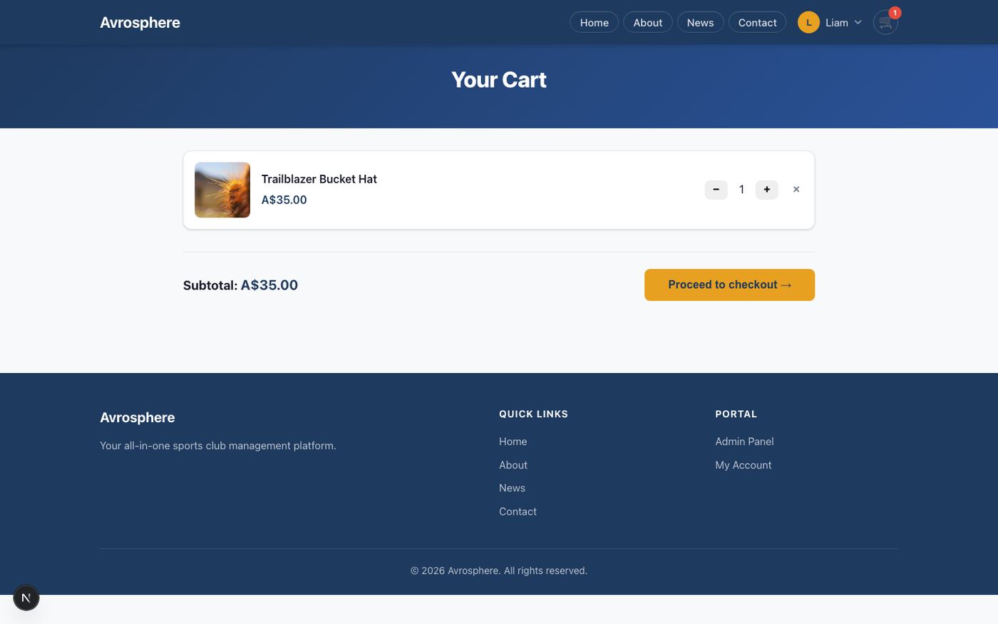 Avrosphere cart